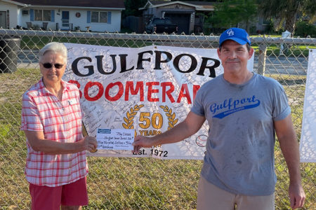 Gulfport Boomerangs Donate $300 to Foundation’s New Senior Center Building Fund