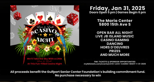 Love & Luck Casino Night Maria Center 1/31/25