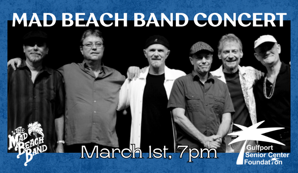 Mad Beach Band performing March 1st at 7am at the Catherine Hickman Theater