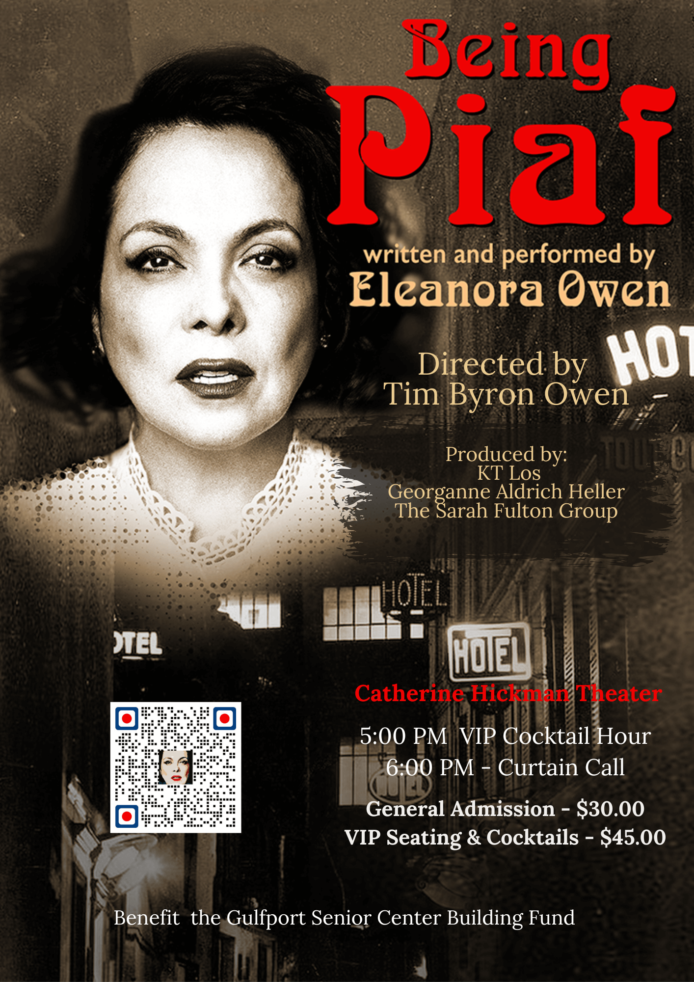 Nan Colton as Dora Maar - One Night Only at he Catherine Hickman Theater Sunday Mar 2nd at 4pm