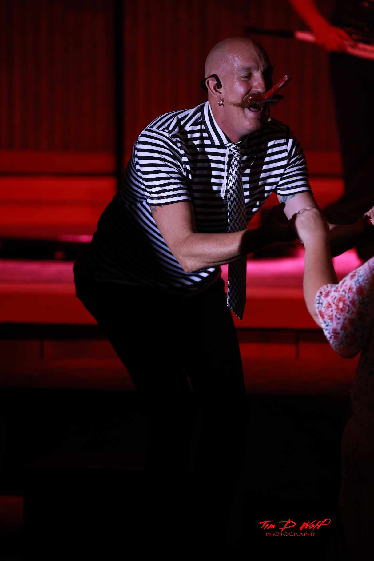 Vinatge Variety Show in Gulfport Sword Swallower Bill Barry