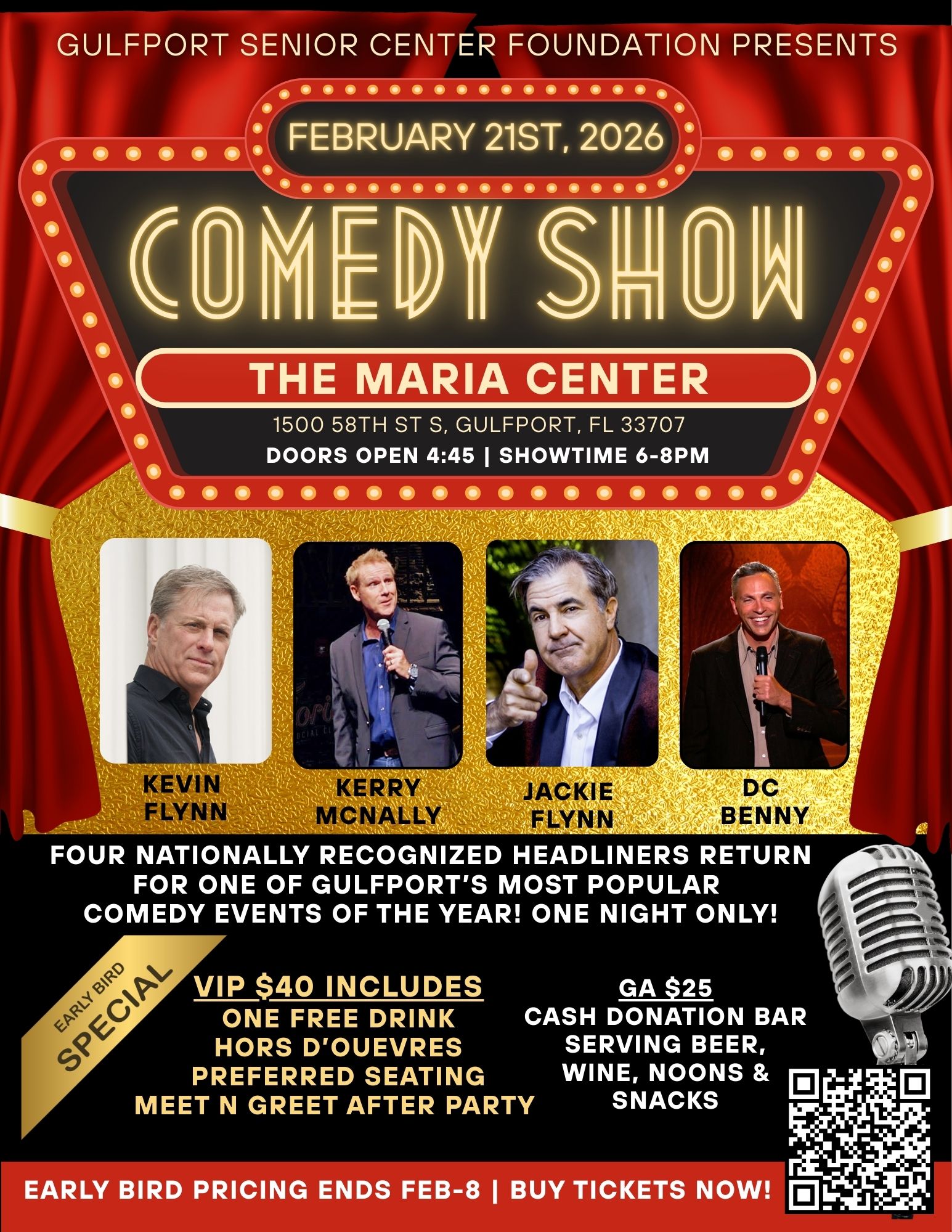 2025 Health & Wellness Expo Hosted by the Gulfport Senior Center Foundation and Senior Life Publications October 11th, 2025 10am-2pm at the Maria Center