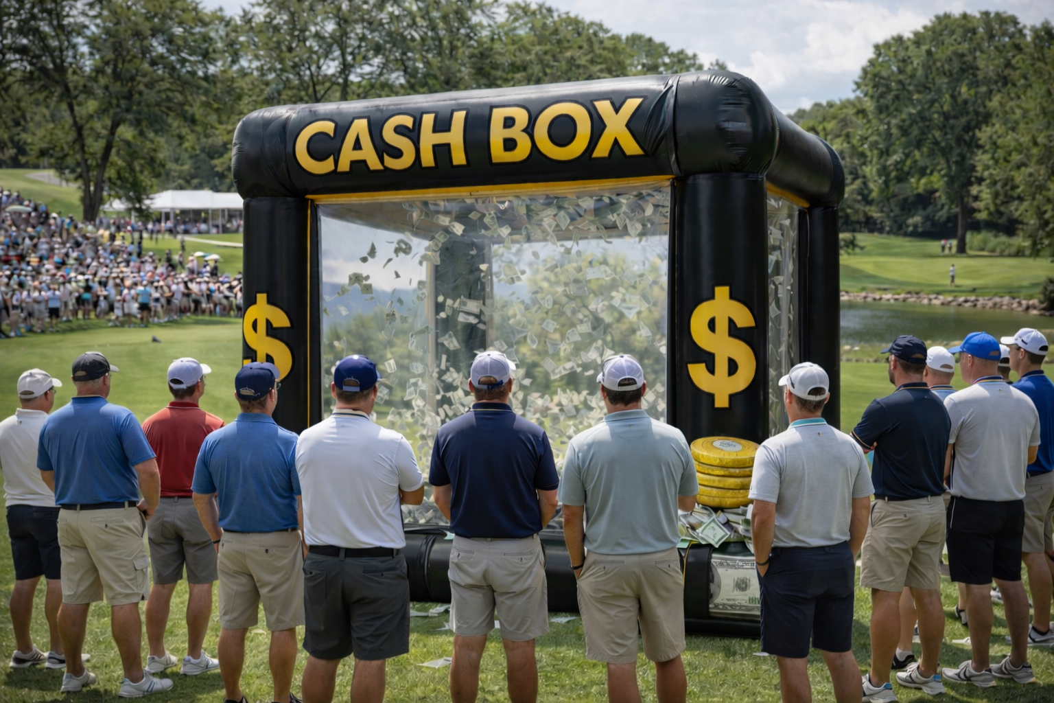 Golfers watch cash-filled box at event Gulfport 25-26 Events