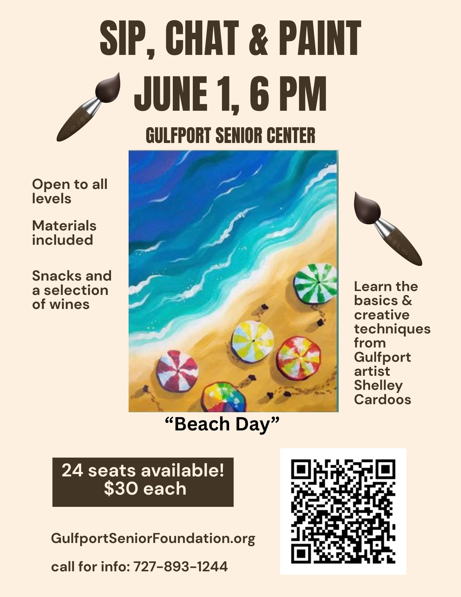 2025 Health & Wellness Expo Hosted by the Gulfport Senior Center Foundation and Senior Life Publications October 11th, 2025 10am-2pm at the Maria Center